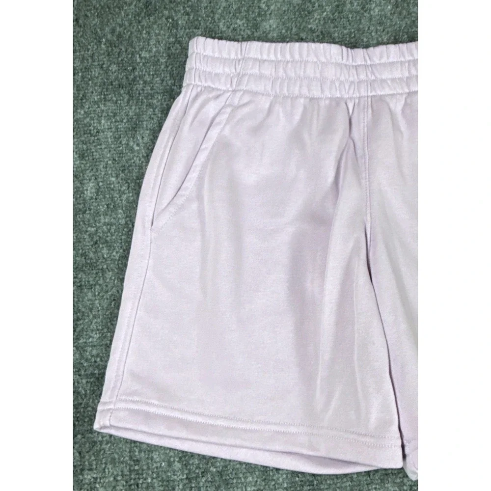 Nike Girls Large Lavender Purple Sportswear Shorts Embroidered Logo NWT